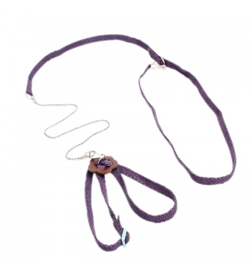 KITTY - Reptile Lizard Harness Leash Adjustable Purple